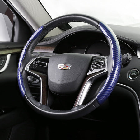 Carbon Fiber Steering Wheel Cover LMY