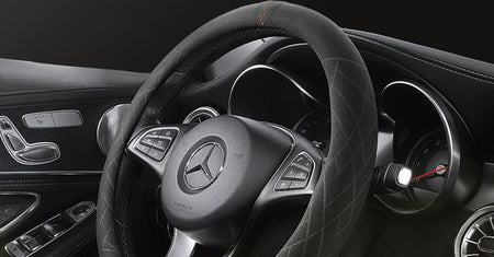 Suede Steering Wheel Cover LMY