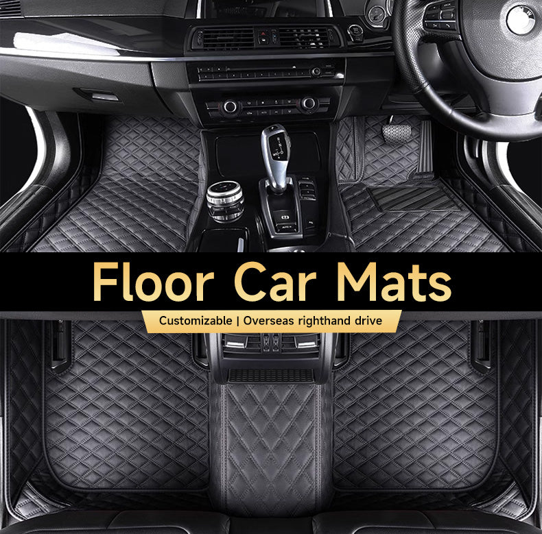 Custom Car Floor Mats Diamond Pattern5*7cm Full Coverage - LMY -  