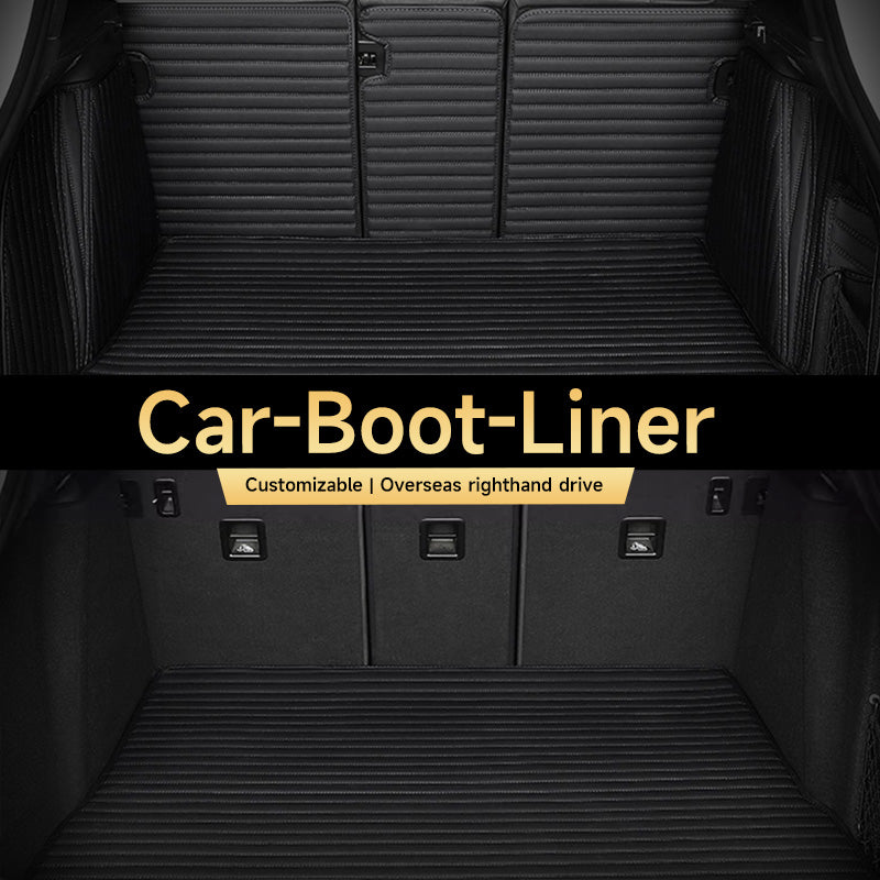 Custom Car Boot Liner Protector Horizontal Stripe Full Coverage - LMY -  