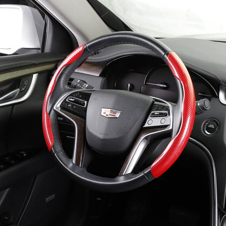 Carbon Fiber Steering Wheel Cover LMY