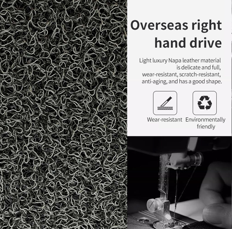 Custom Car Floor Mats Horizontal Stripe Full Coverage Dual Layer Coil - LMY -