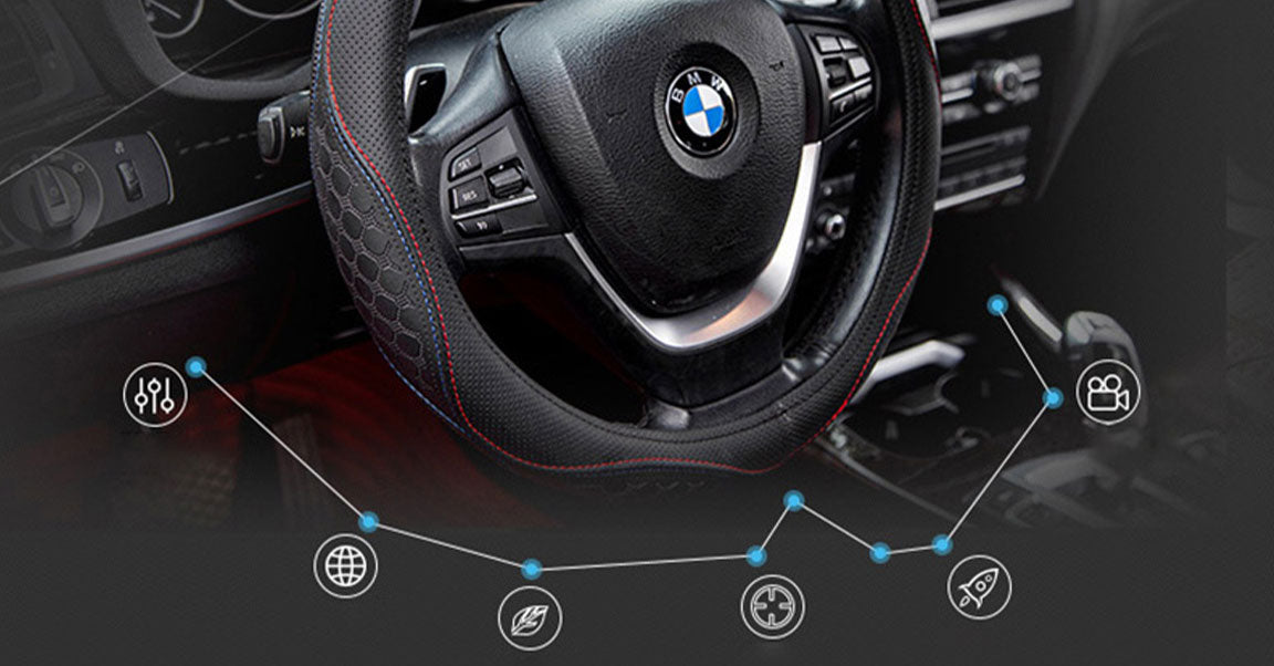 Nappa Leather Steering Wheel Cover LMY