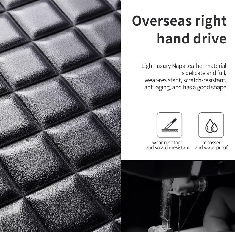 Custom Car Floor Mats Diamond Pattern3*3CM Full Coverage - LMY -