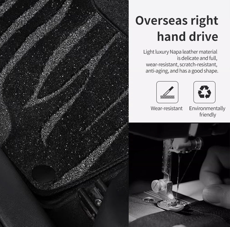 Custom Car Floor Mats Diamond Pattern5*7CM Full Coverage Dual Layer Galaxy - LMY -  