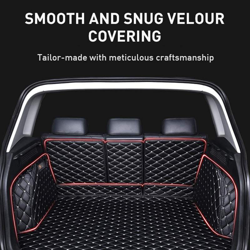 Custom Car Boot Liner Protector Diamond Pattern5*7CM Full Coverage - LMY - 