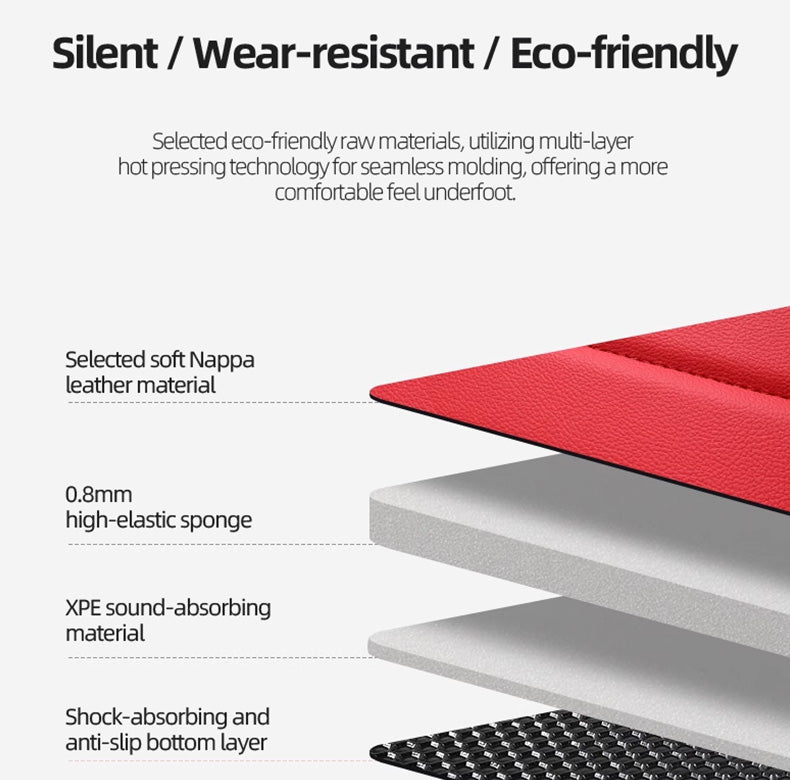 Custom Car Floor Mats Horizontal Stripe Full Coverage - LMY -  