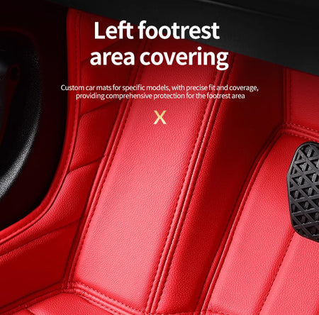 Custom Car Floor Mats Horizontal Stripe Full Coverage Dual Layer Galaxy - LMY -  