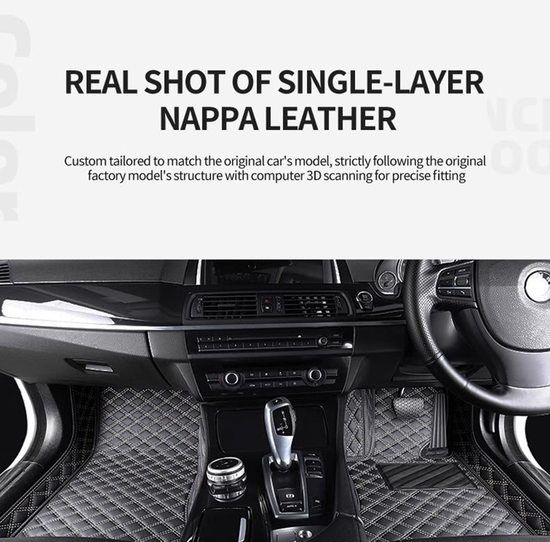 Custom Car Floor Mats Diamond Pattern5*7cm Full Coverage - LMY -  