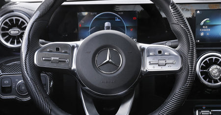 Carbon Fiber Steering Wheel Cover LMY