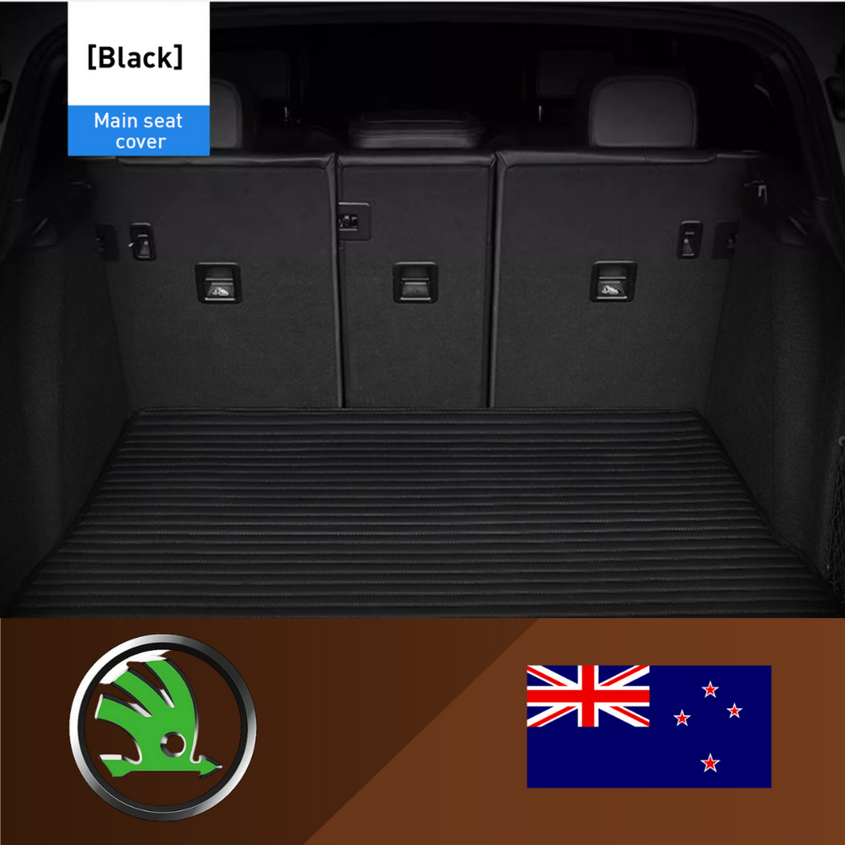 Skoda Boot Liner Custom Car Protector Horizontal Stripe
