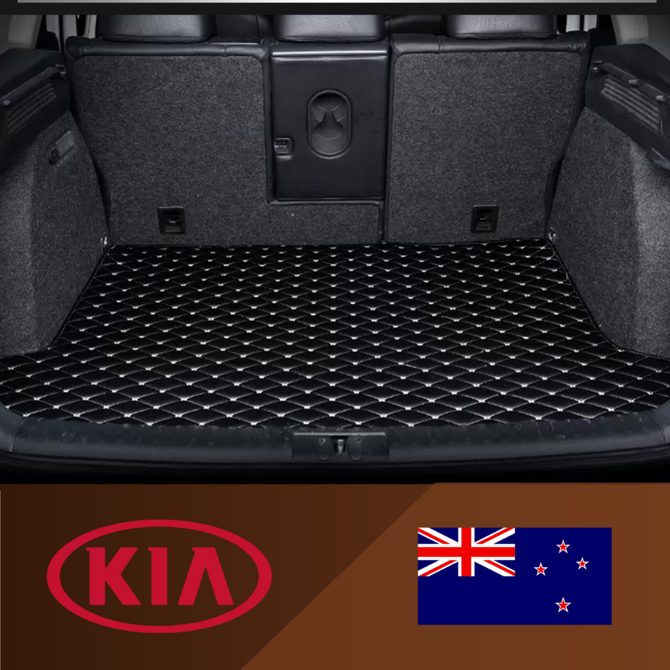 Kia Boot Liner Custom Car Protector Diamond Pattern 5x7CM