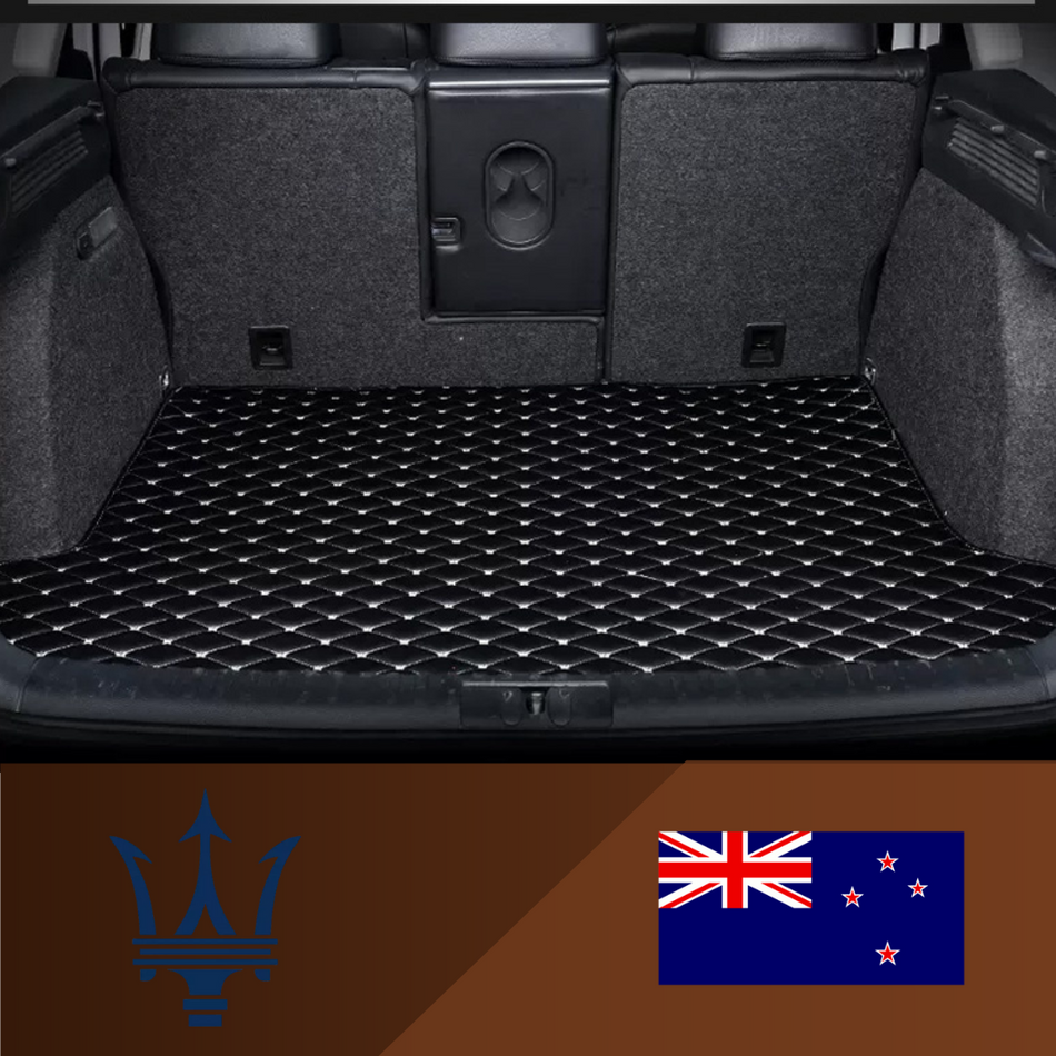 Maserati Boot Liner Custom Car Protector Diamond Pattern 5x7CM