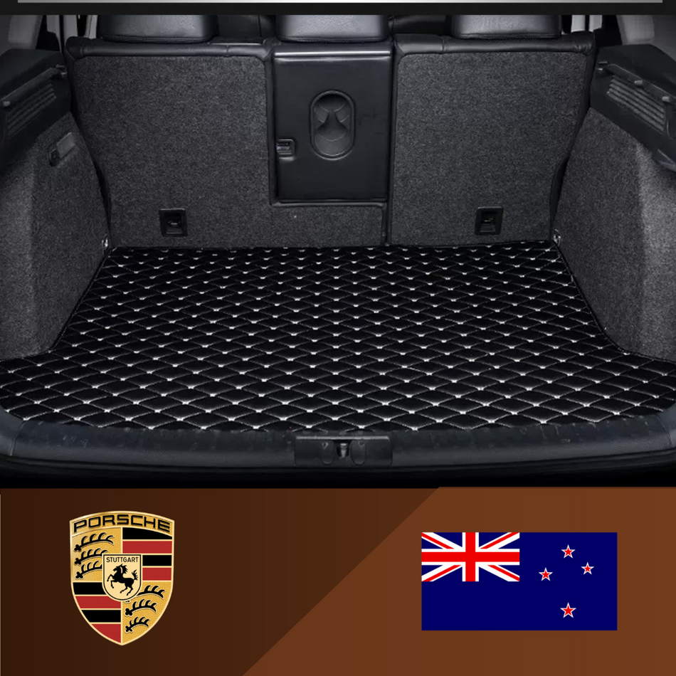 Porsche Boot Liner Custom Car Protector Diamond Pattern 5x7CM