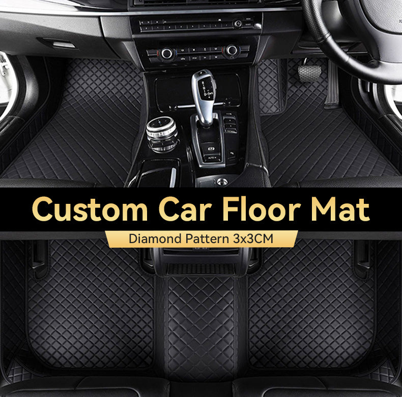 Custom Car Floor Mats Diamond Pattern3*3CM Full Coverage - LMY -  