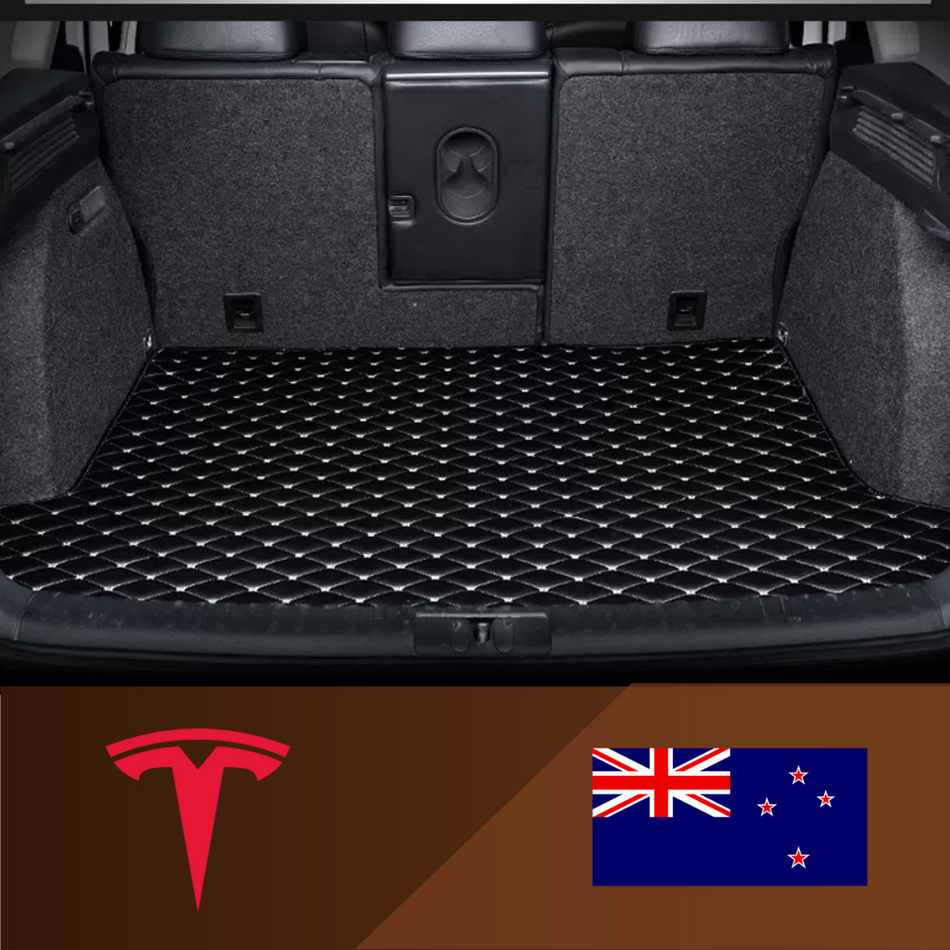 Tesla Boot Liner Custom Car Protector Diamond Pattern 5x7CM