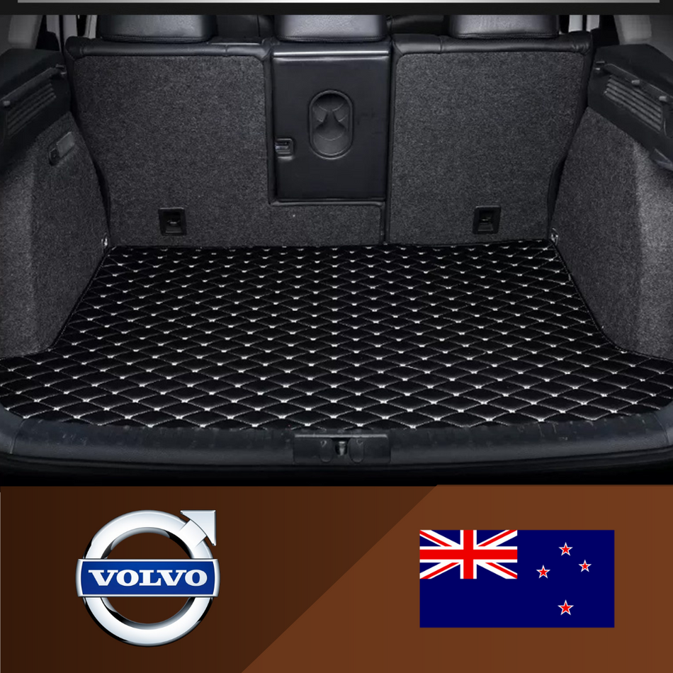 Volvo Boot Liner Custom Car Protector Diamond Pattern 5x7CM