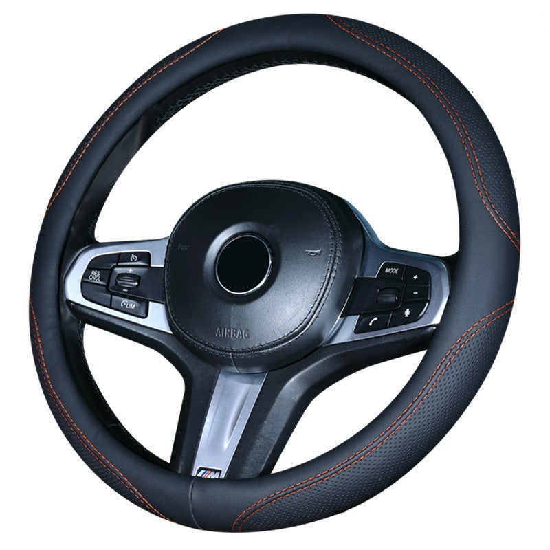 Leather Steering Wheel Cover LMY